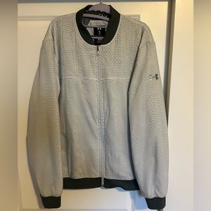 Under Armour Mens Coldgear Reactor Bomber Jacket Grey XL